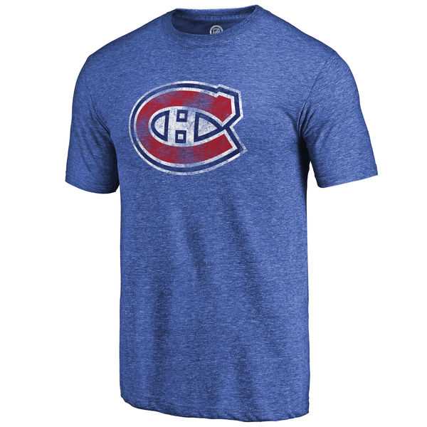 Men's Montreal Canadiens Rinkside Primary Logo Tri Blend T-Shirt Heathered Royal FengYun,We sell and wholesale Men's Montreal Canadiens Rinkside Primary Logo Tri Blend T-Shirt Heathered Royal FengYun on line form chian!